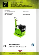 ZIPPER MASCHINEN ZI-RPE330G User Manual preview