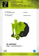 ZIPPER MASCHINEN ZI-WP700T User Manual preview