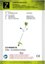 Preview for 1 page of Zipper Mowers 9120039232966 User Manual