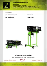 Preview for 1 page of Zipper Mowers 9120039233741 User Manual