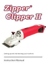 Preview for 1 page of Zipper Mowers CLIPPER II Instruction Manual