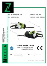 Zipper Mowers ZI-BHS 600AK User Manual предпросмотр