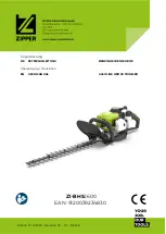 Preview for 1 page of Zipper Mowers ZI-BHS2600 User Manual