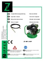 Preview for 1 page of Zipper Mowers ZI-BR 160Y Operation Manual