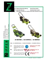 Zipper Mowers ZI-BRM35 Operation Manual preview