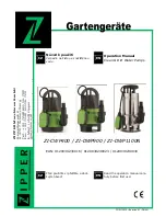 Zipper Mowers ZI-DWP900 Operation Manual preview