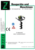 Preview for 1 page of Zipper Mowers ZI-EBO100G Instruction Manual