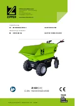 Zipper Mowers ZI-ED500 User Manual предпросмотр