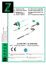 Preview for 1 page of Zipper Mowers ZI-GPS182G Operation Manual