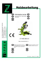 Preview for 1 page of Zipper Mowers ZI-KGS305UG Operation Manual