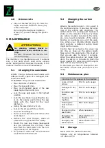 Preview for 20 page of Zipper Mowers ZI-KGS305UG Operation Manual