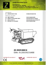 Zipper Mowers ZI-MD500HS User Manual preview