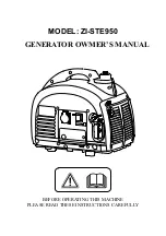 Zipper Mowers ZI-STE950 Owner'S Manual preview