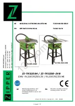 Preview for 2 page of Zipper Mowers ZI-TKS 250-2VB Operation Manual