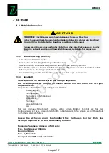 Preview for 17 page of Zipper Mowers ZI-TKS 250-2VB Operation Manual