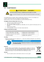 Preview for 22 page of Zipper Mowers ZI-TKS315 Instruction Manual