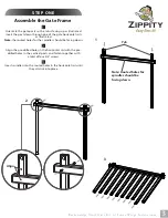 Предварительный просмотр 3 страницы Zippity Baskenridge Vinyl Gate Kit w/ Fence Wings Assembly Instructions Manual