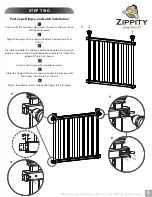 Предварительный просмотр 5 страницы Zippity Baskenridge Vinyl Gate Kit w/ Fence Wings Assembly Instructions Manual