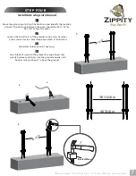 Предварительный просмотр 7 страницы Zippity Baskenridge Vinyl Gate Kit w/ Fence Wings Assembly Instructions Manual