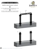 Предварительный просмотр 8 страницы Zippity Baskenridge Vinyl Gate Kit w/ Fence Wings Assembly Instructions Manual