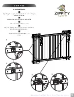 Предварительный просмотр 9 страницы Zippity Baskenridge Vinyl Gate Kit w/ Fence Wings Assembly Instructions Manual