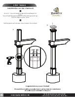 Preview for 6 page of Zippity Classica Vinyl Mailbox Post Assembly Instructions Manual