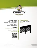 Zippity KESWICK ZP19060 Assembly Instructions Manual preview