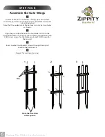 Preview for 6 page of Zippity Madison Gate Kit w/ Fence Wings Assembly Instructions Manual