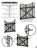 Preview for 5 page of Zippity Manchester Vinyl Picket Gate with Posts Assemble Instruction