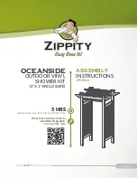 Zippity OCEANSIDE ZP19024 Assembly Instructions Manual предпросмотр