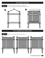 Preview for 5 page of Zippity ROGER RABBIT VINYL GARDEN FENCE KIT 3 PACK Assembly Instructions Manual