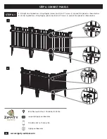 Preview for 8 page of Zippity ROGER RABBIT VINYL GARDEN FENCE KIT 3 PACK Assembly Instructions Manual