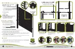 Предварительный просмотр 2 страницы Zippity Urban Escape Vinyl Fence Quick Start Manual