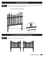 Предварительный просмотр 5 страницы Zippity WASHINGTON VINYL PICKET FENCE Assembly Instructions Manual