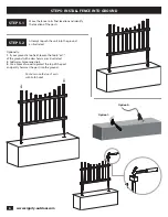 Предварительный просмотр 6 страницы Zippity WASHINGTON VINYL PICKET FENCE Assembly Instructions Manual