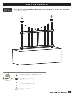 Предварительный просмотр 9 страницы Zippity WASHINGTON VINYL PICKET FENCE Assembly Instructions Manual