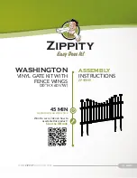 Zippity WASHINGTON ZP19049 Assembly Instructions Manual preview