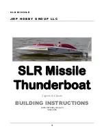 Предварительный просмотр 1 страницы Zippkits SLR Missile Thunderboat Building Instructions