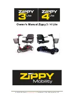 Preview for 1 page of Zippy Tech. Zippy 3/4 Lite Owner'S Manual