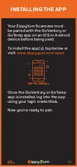 Preview for 12 page of ZippyYum SCANCASE User Manual