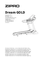 Предварительный просмотр 1 страницы Zipro Dream GOLD Manual