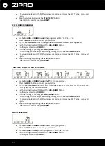 Предварительный просмотр 33 страницы Zipro Glow WM User Manual