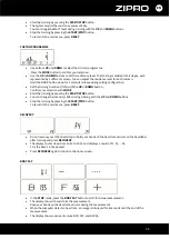 Предварительный просмотр 34 страницы Zipro Glow WM User Manual