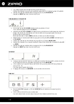 Предварительный просмотр 169 страницы Zipro Glow WM User Manual