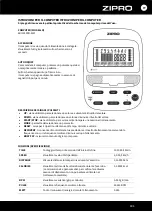 Предварительный просмотр 184 страницы Zipro Glow WM User Manual