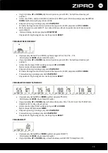 Preview for 16 page of Zipro Heat WM User Manual