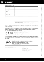 Preview for 21 page of Zipro Pacto User Manual