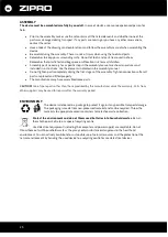 Preview for 25 page of Zipro Pacto User Manual