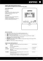 Preview for 102 page of Zipro Rook Gold User Manual