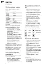 Preview for 3 page of Zipro Shox RS User Manual